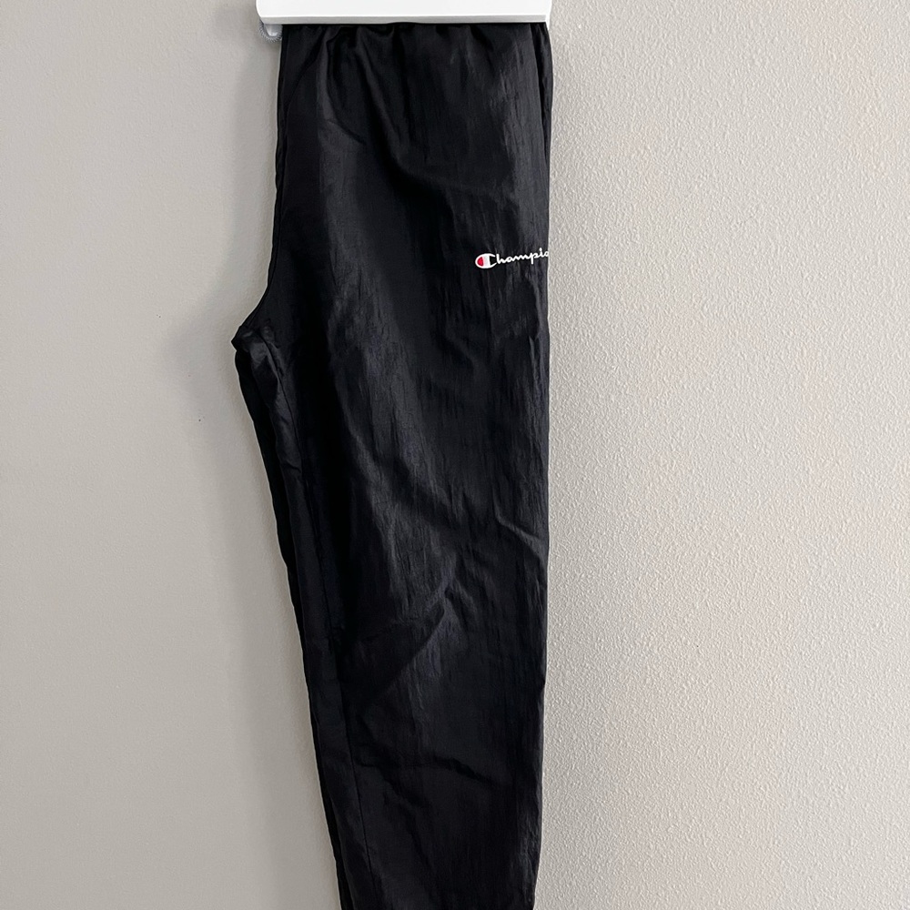 Champion Men’s Black Nylon warm up Pants